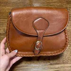 Crossbody faux leather